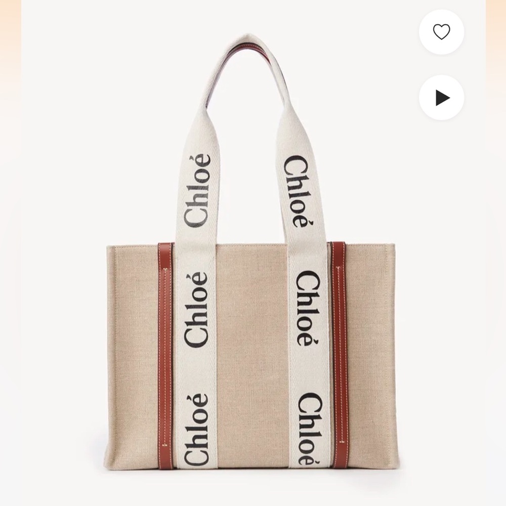 Chloé | medium woody tote bag | BROWN